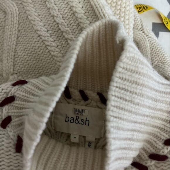 BA&SH
Eba Cable Knit Wool Blend Sweater Size M - Picture 11 of 11